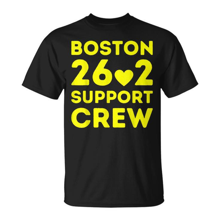 2023 Marathon Boston Support Crew Marathon 00 Support Staff  Unisex T-Shirt