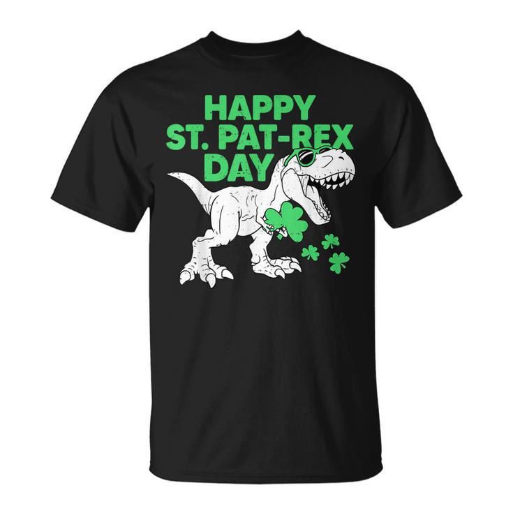 Happy St Pat Rex Day  St Patricks Dinosaur Toddler Boys  V2 Unisex T-Shirt