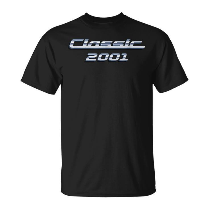 22 Year Old Vintage Classic Car 2001 22Nd Birthday  Unisex T-Shirt