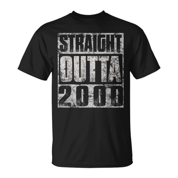 23 Year Old Straight Outta 2000 Made In 23Rd Birthday T-shirt