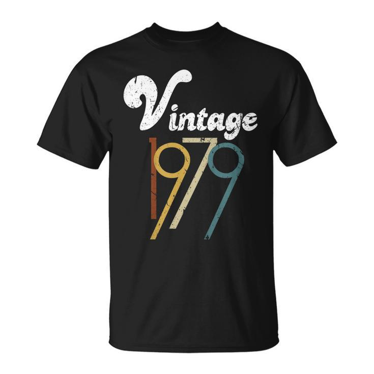 40Th Birthday Gift Vintage 1979  V2 Unisex T-Shirt