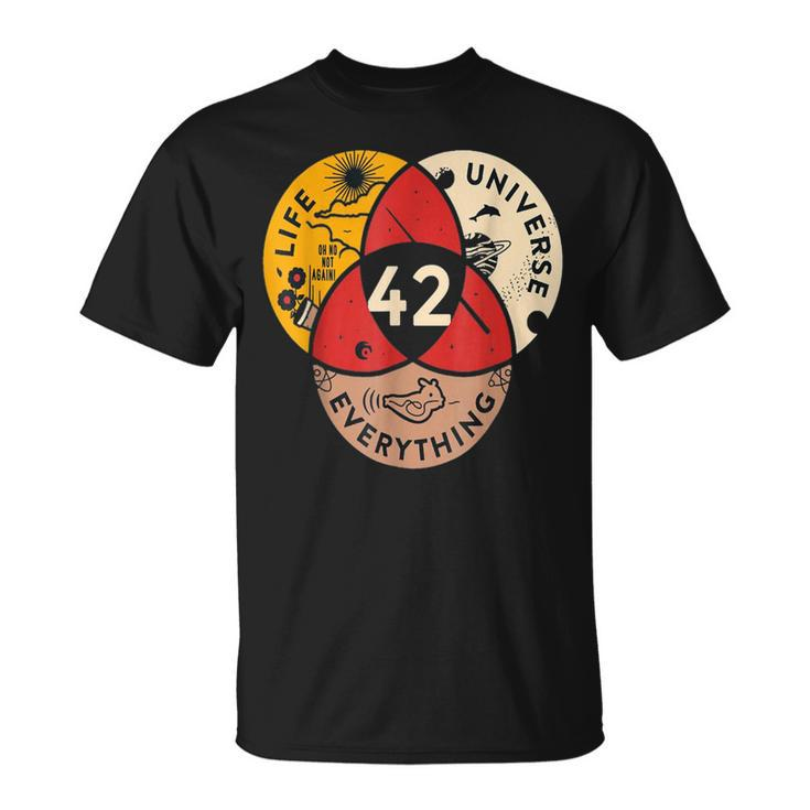 42 Answer To Life Universe And Everything Science Vintage T-Shirt