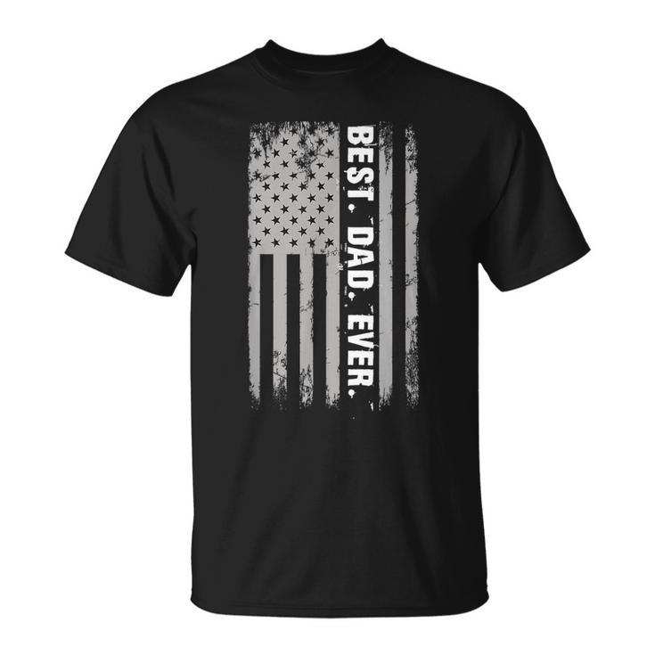 4Th Of July Dad Us American Flag Fourth Patriotic Usa Unisex T-Shirt