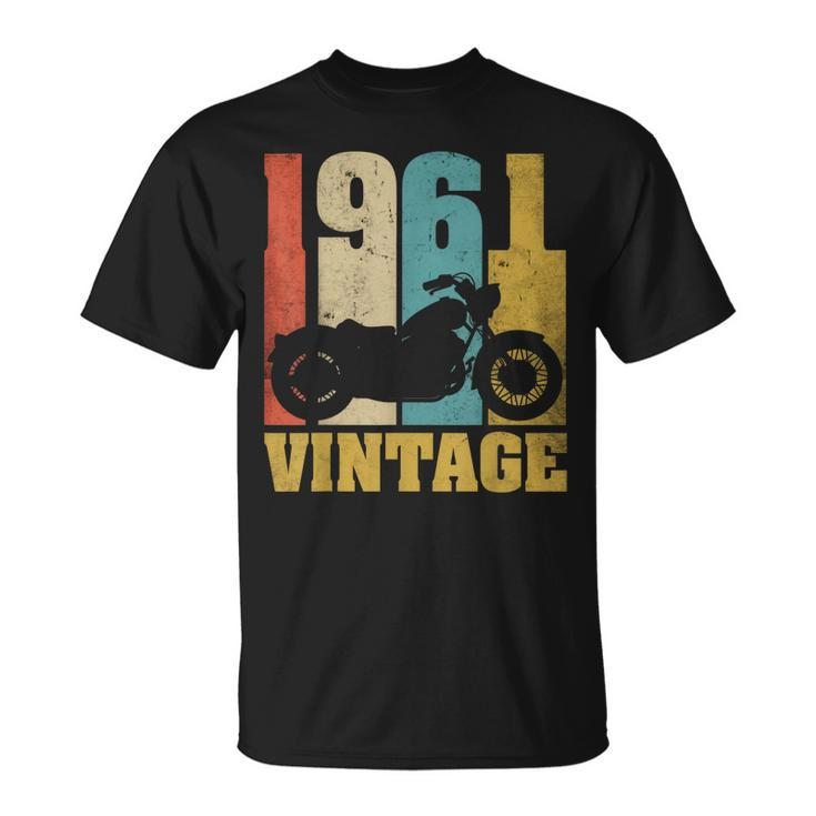 59Th Birthday Biker Gift  Vintage 1961 Motocycle Unisex T-Shirt