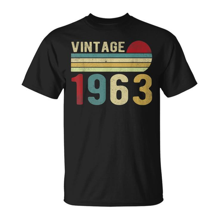 60 Year Old Vintage 1963 Made In 1963 60Th Birthday V3T-shirt