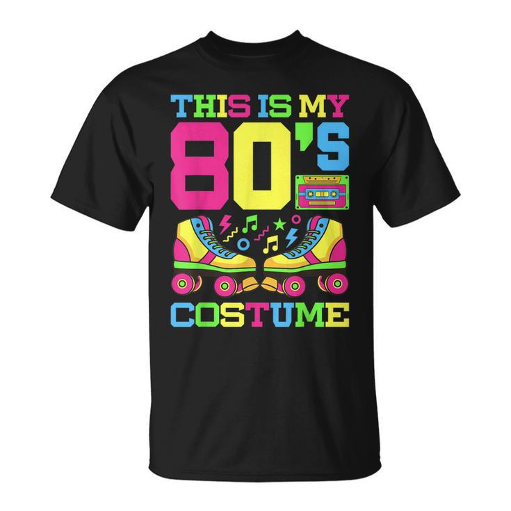 80S Costume 1980S Theme Party Eighties Styles Fashion Outfit Unisex T-Shirt