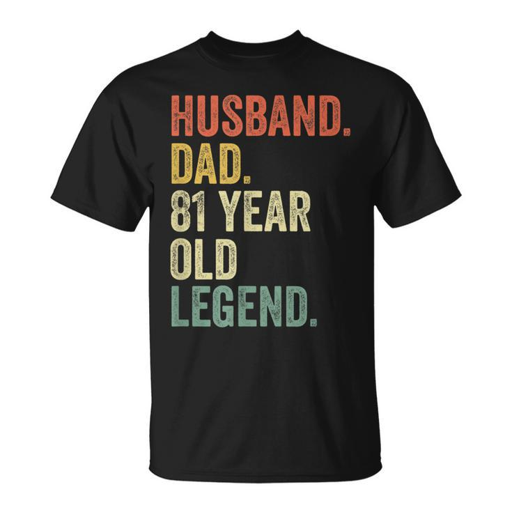 Mens 81St Birthday For Men Vintage Dad 1939 81 T-Shirt
