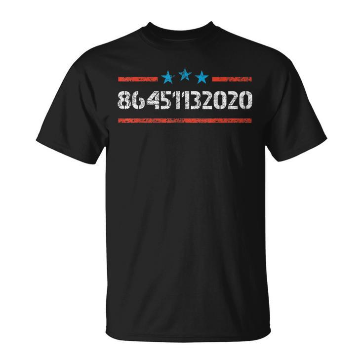 86451132020 Antitrump Military Veteran Style Distressed Unisex T-Shirt