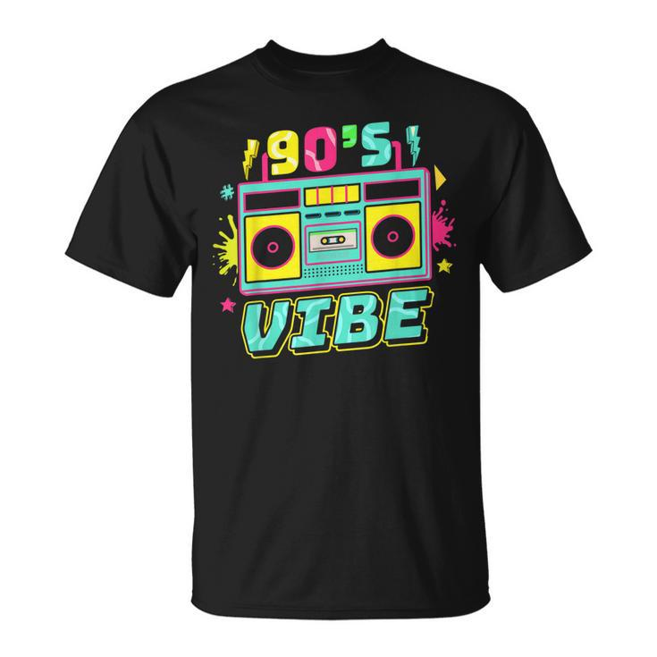 90S Vibe 1990S Fashion Nineties Theme For 90S Kids  Unisex T-Shirt