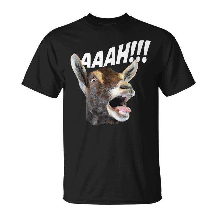 Aaah - Goat Whisperer Rancher Farm Animal Farmer Halloween  Unisex T-Shirt