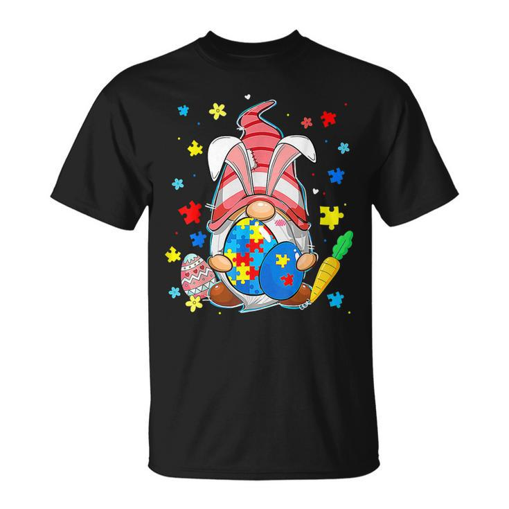 Accept Understand Love Gnome Easter Day Autism Awareness T-Shirt