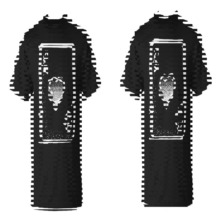 Ace Of Hearts Playing Cards Poker Halloween Costume T T-Shirt