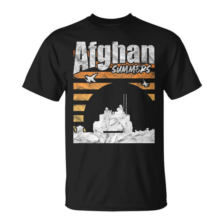 Afghan Summers Afghanistan Veteran Army Military Vintage Unisex T-Shirt