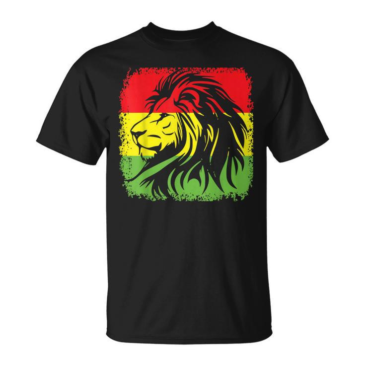 African American Lion Junenth Black History Month Mens  Unisex T-Shirt