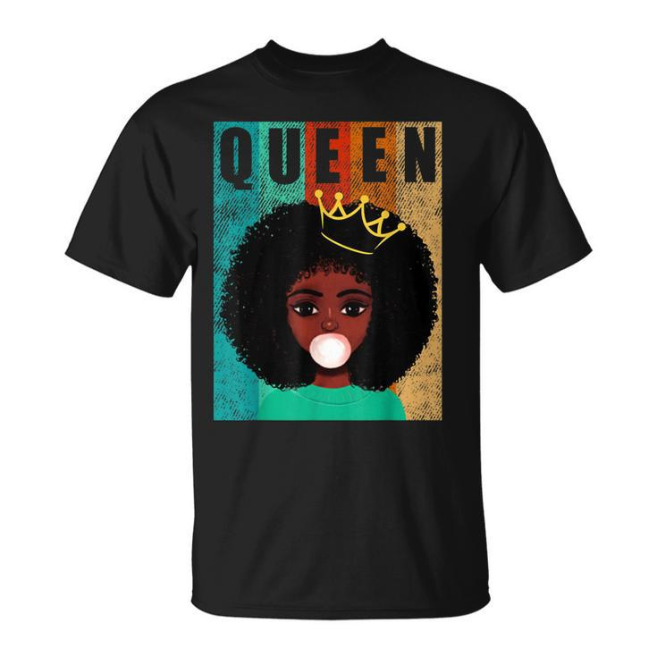 Afro Black Queen Ladies Empowerment Black History Month T-Shirt