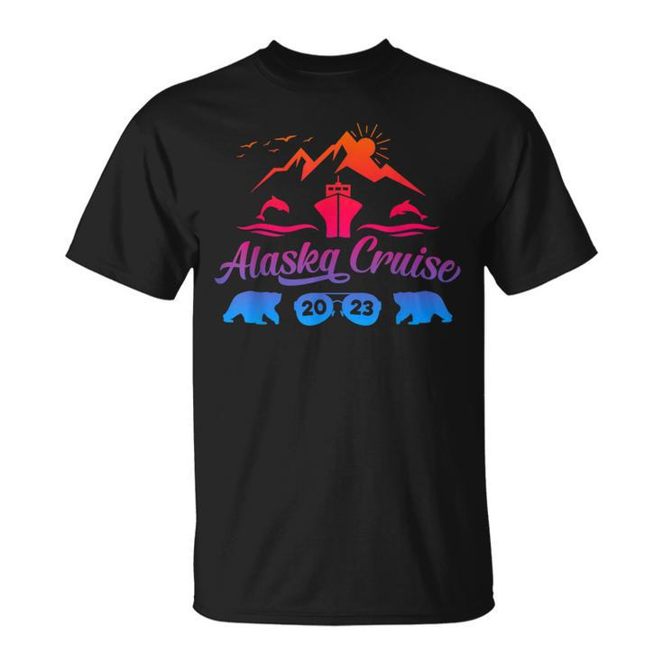 Alaska Cruise 2023 Family Summer Vacation Travel Matching  Unisex T-Shirt