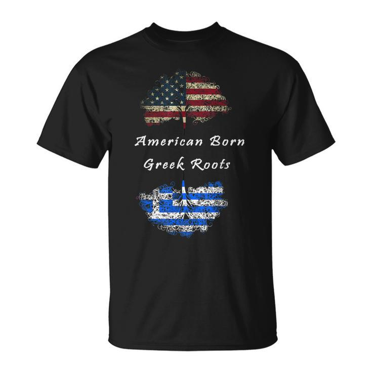 American Born Greek Roots T-Shirt