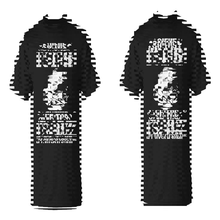 Angeln Herren T-Shirt mit Lustigem Spruch für Fischer, Opa & Papa
