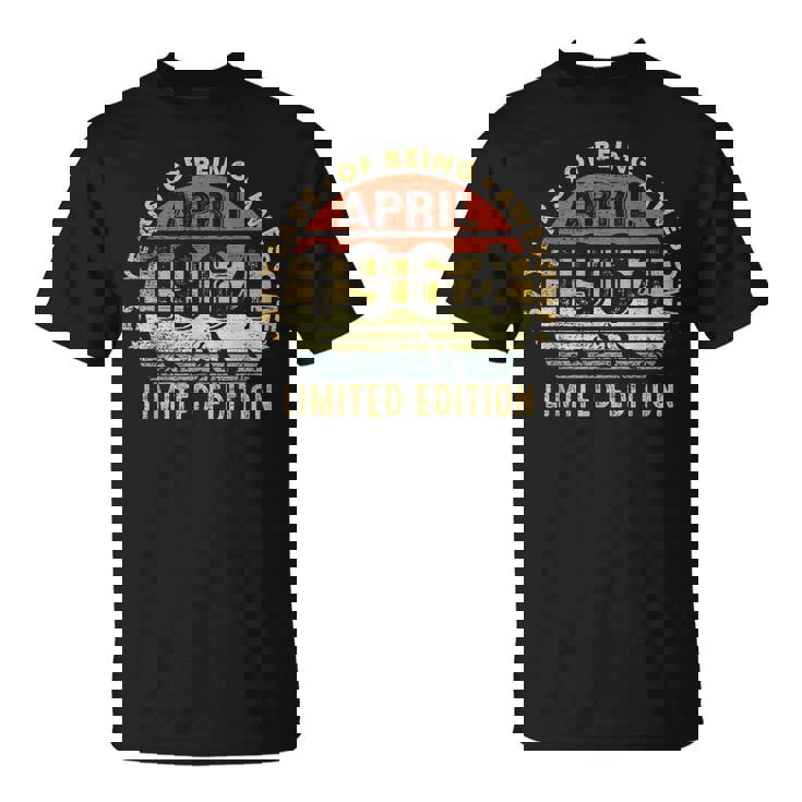 April 1964 Limited Edition 59 Years Of Being Awesome T-Shirt