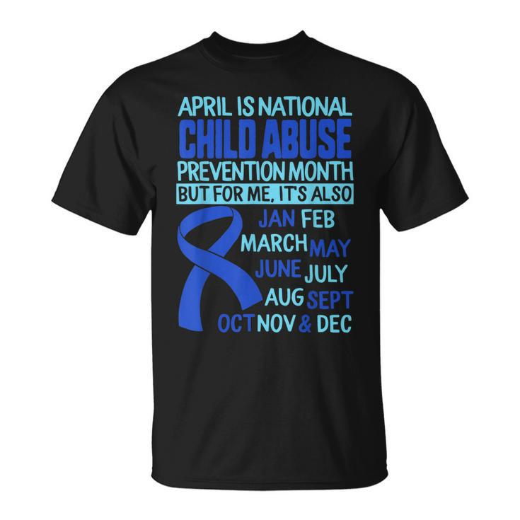 April Is National Child Abuse Prevention Month Awareness  Unisex T-Shirt
