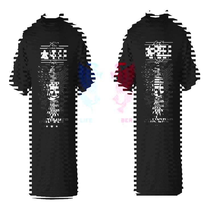 Areli Name  - Areli Eagle Lifetime Member G Unisex T-Shirt