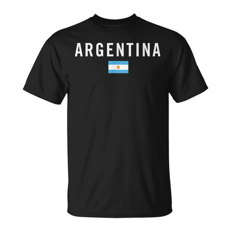 Argentina Flag Patriotic Flag Argentina Soccer Supporter T-shirt
