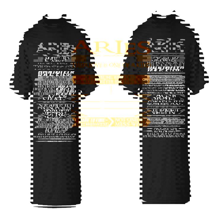 Aries Amazing In Bed Shirt - Funny Aries Birthday Unisex T-Shirt