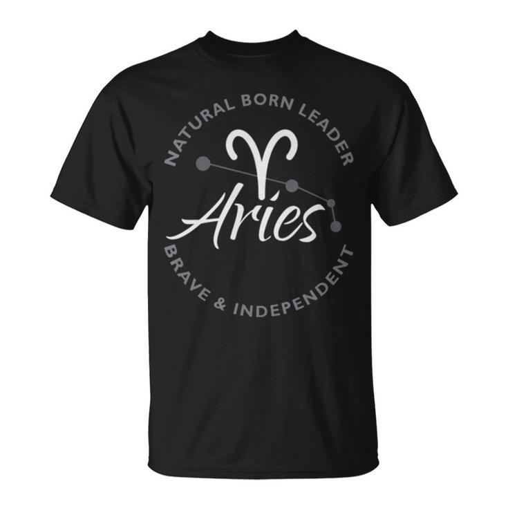 Aries Astrology Zodiac Sign V2 Unisex T-Shirt