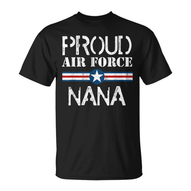 For Army Mom - Proud Air Force Nana Heart T-shirt