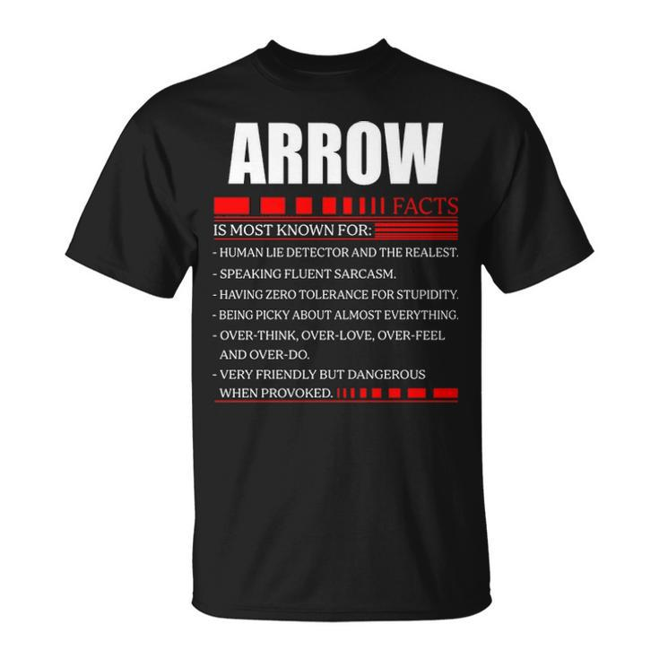 Arrow Fact Fact  Arrow   For Arrow Fact Unisex T-Shirt