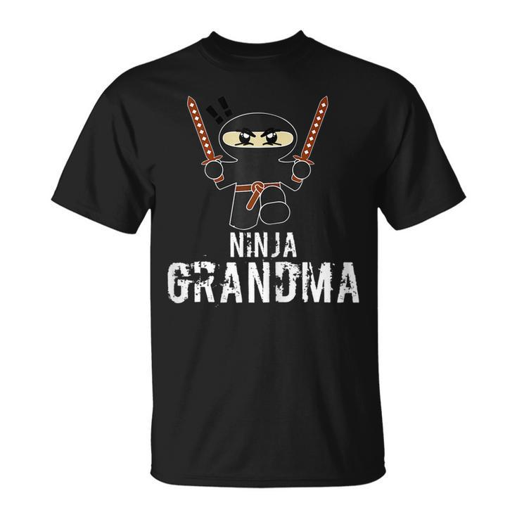 Awesome Grandma Nana Funny Ninja Love Grandparents Family Gift For Womens Unisex T-Shirt