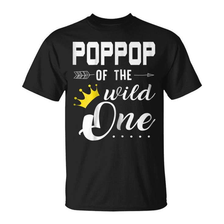Awesome Pop Pop Of The Wild One Thing 1St Birthday Unisex T-Shirt