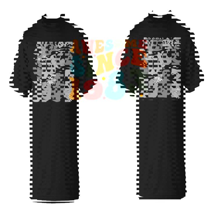 Awesome Since 1983 40Th Birthday Retro Gifts Born In 1983  Unisex T-Shirt