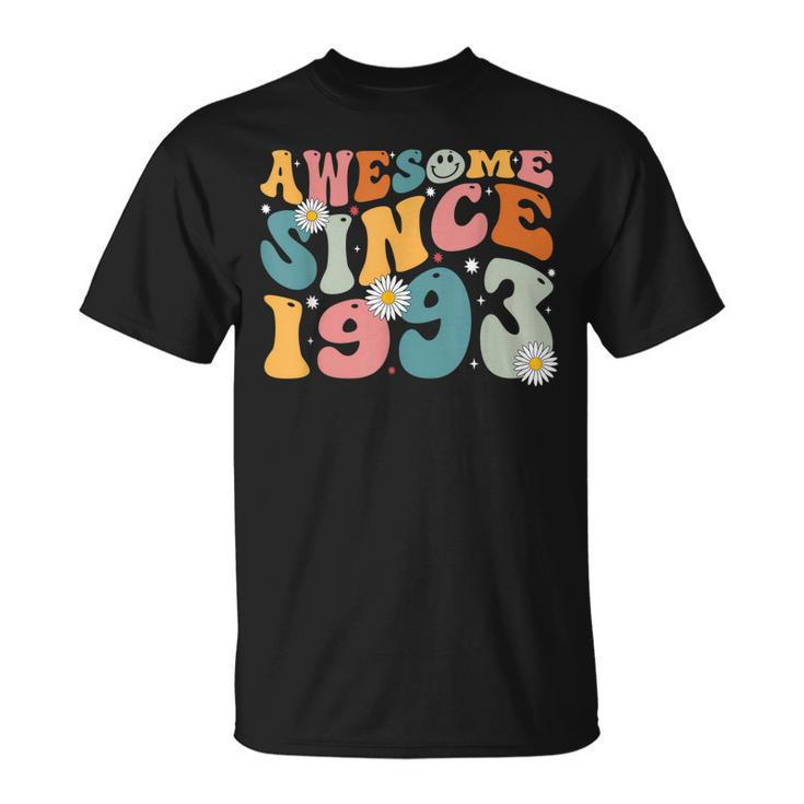 Awesome Since 1993 30Th Birthday Retro Gifts Born In 1993  Unisex T-Shirt