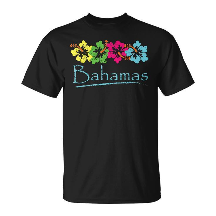 Bahamas Exotic Tropical Beach And Vacation Vintage Print  Unisex T-Shirt