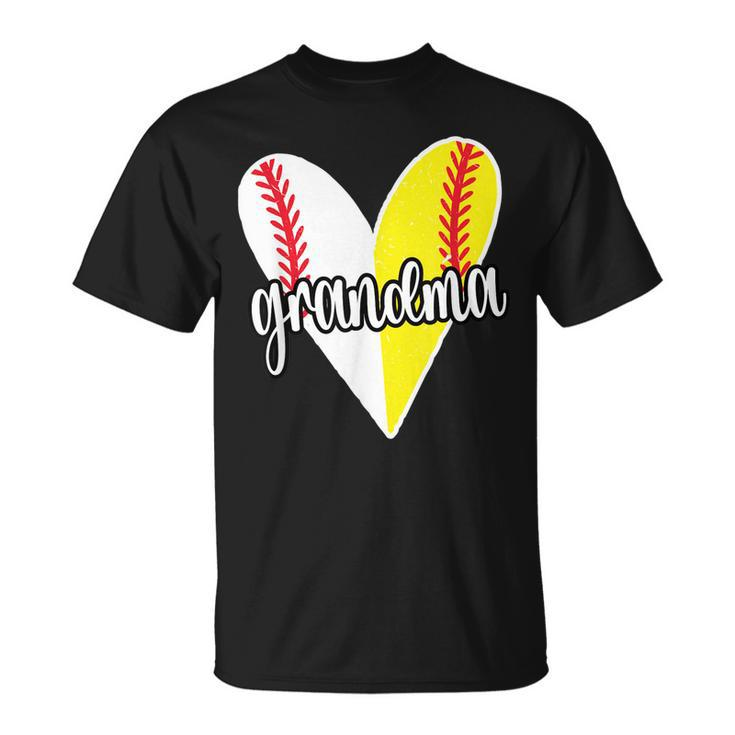 Baller Grandma | Proud Softball Baseball Player Grandma Unisex T-Shirt