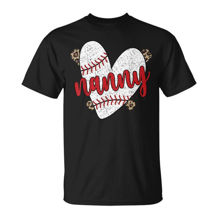 Baseball Nanny Proud Baseball Player Nanny Unisex T-Shirt
