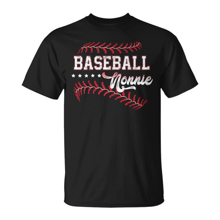 Baseball Nonnie Funny Baseball Nonnie Mothers Day Gift Gift For Womens Unisex T-Shirt