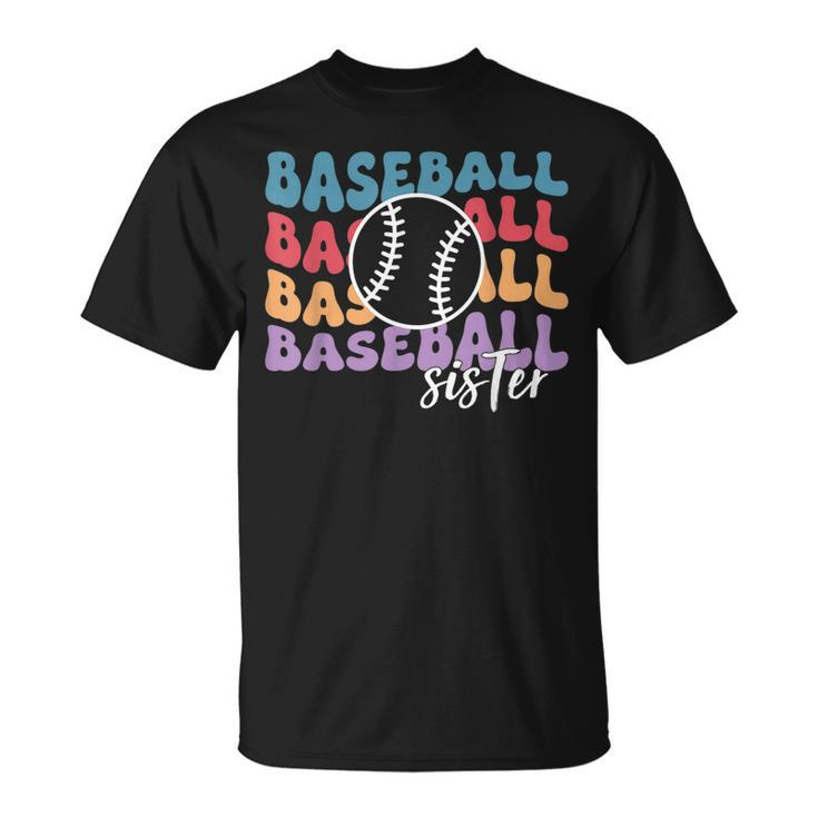 Baseball Sister Retro Big Sister Baseball For Women Softball  Unisex T-Shirt