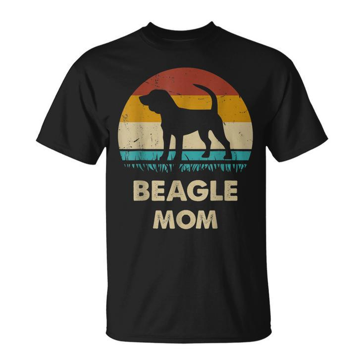Beagle Mom For Women Beagle Dog Vintage T-Shirt