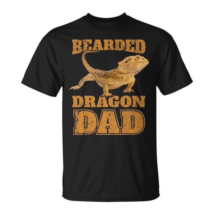 Bearded Dragon  Bearded Dragon Dad Papa Gift V2 Unisex T-Shirt