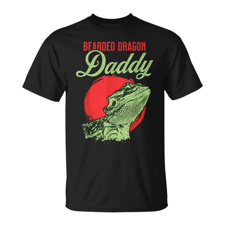 Bearded Dragon Daddy Father Dad Bearded Dragon Unisex T-Shirt