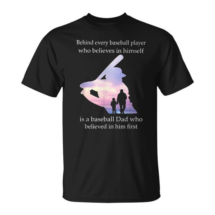 Behind Every Player  Dad Men Grandpa Gift Unisex T-Shirt