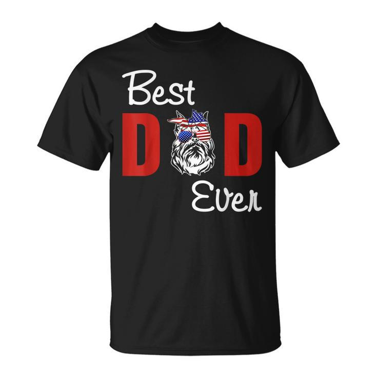 Best Brussels Griffon Dad Ever Dog  Fathers Day Gift Unisex T-Shirt