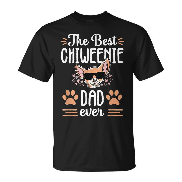 Best Chiweenie Dad Cute Dog Puppy Owner Love Lover Gift Men Unisex T-Shirt