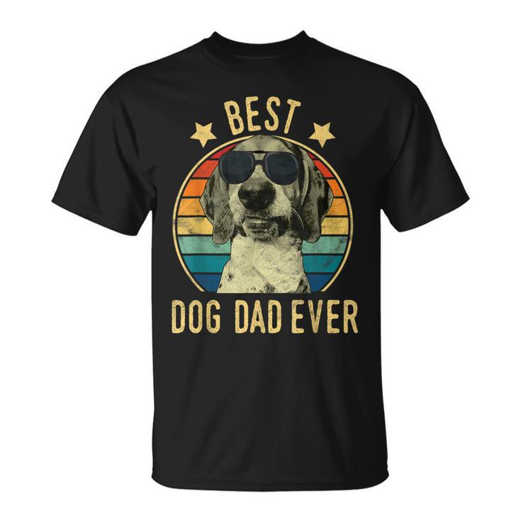 Best Dog Dad Ever Treeing Walker Coonhound Fathers Day Gift Unisex T-Shirt