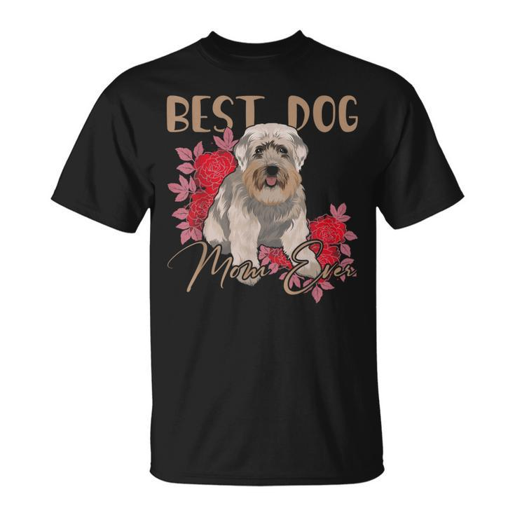 Best Dog Mom Ever Miniature Schnauzer Mothers Day Gift Unisex T-Shirt