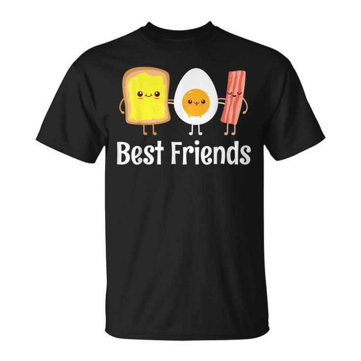 Best Friends Egg Bacon Toast T-Shirt