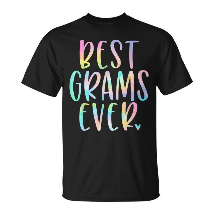 Best Grams Ever Gifts Grandma Mothers Day Tie Dye Unisex T-Shirt