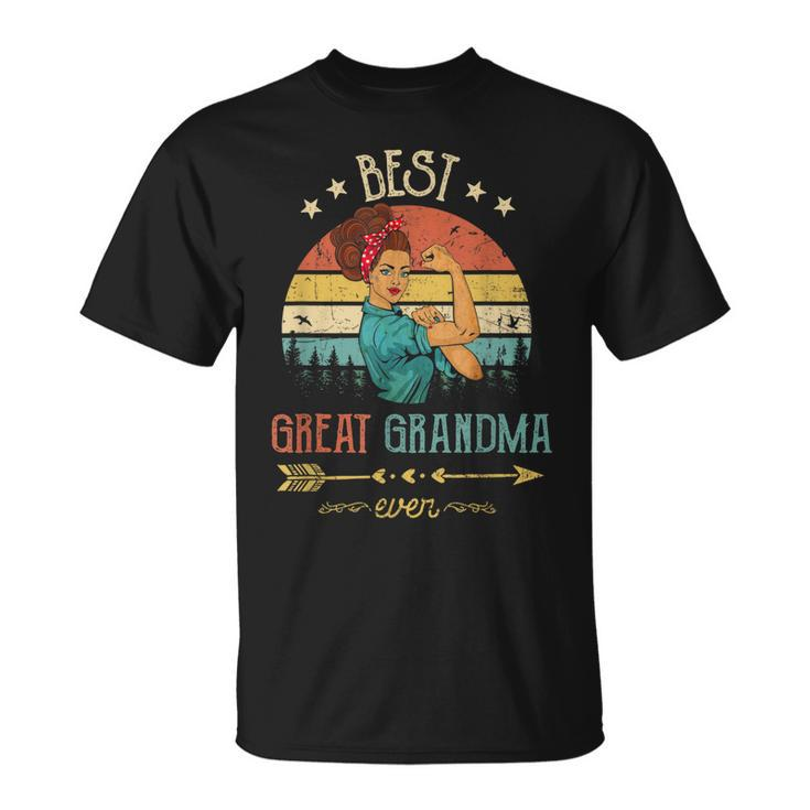 Best Great Grandma Ever Women Rosie Vintage Decor Grandma Unisex T-Shirt